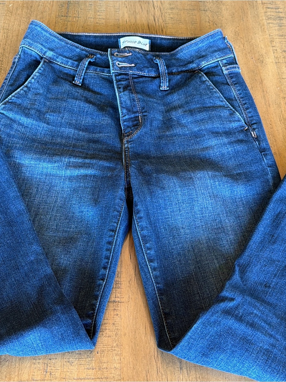 Women’s Boot Cut Jeans in Deep Blue